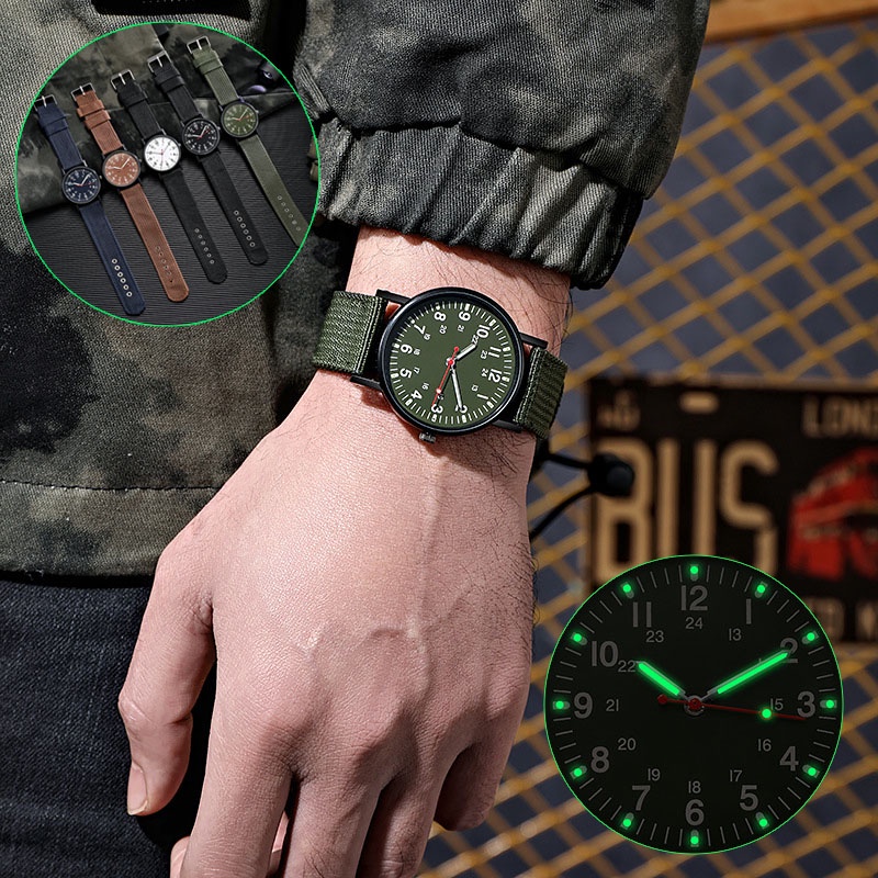 Reloj deportivo KTEVI para hombre con correa de cuero