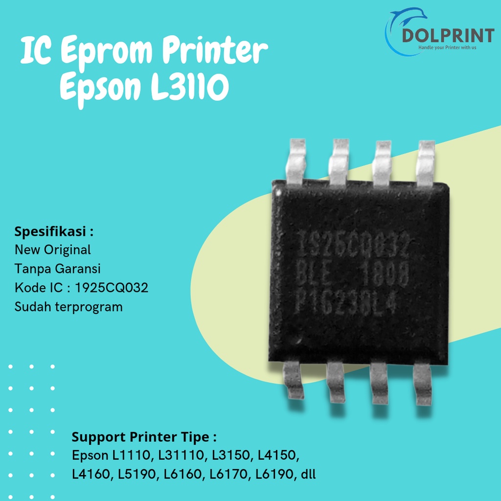 Ic Eprom Epson L3110 1925CQ032, IC Eeprom Epson L3110, IC Counter L3110