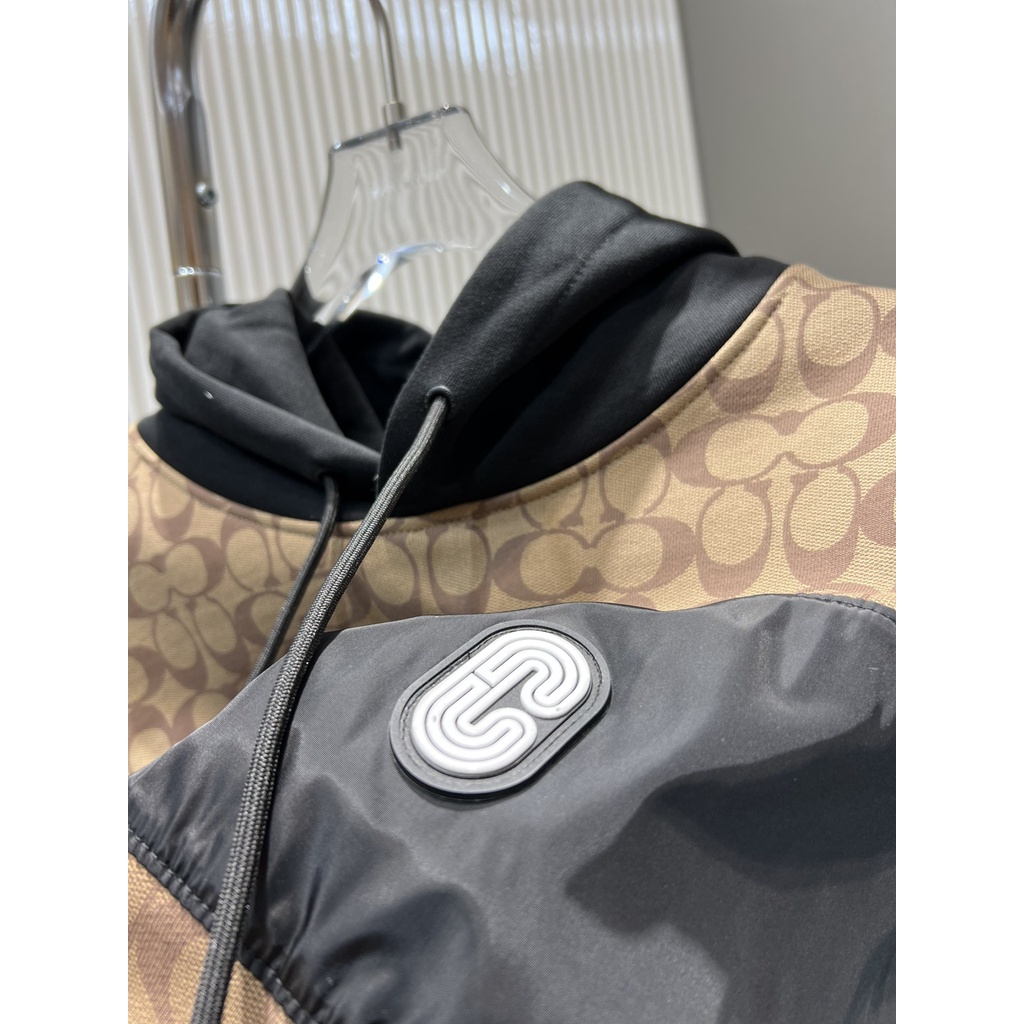 Mixed media hoodie coach hotsell