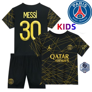 Men's Nike Lionel Messi Black Paris Saint-Germain 2022/23 Away Breathe Stadium Replica Player Jersey Size: Medium