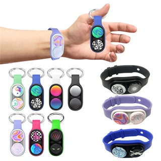 Divertido ABS Deslizadores Magnéticos EDC Fidget Push Clickers Haptic Antiestrés  Adultos Enfoque Escritorio Juguete Tdah Sensorial Niños Regalo