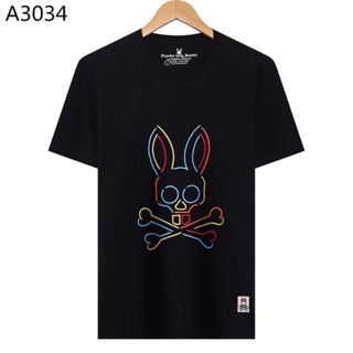  Psycho Bunny Camiseta de manga corta y cuello redondo para  hombre, marino : Ropa, Zapatos y Joyería