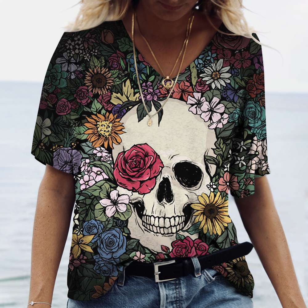 Blusas de 2025 calaveras para mujer