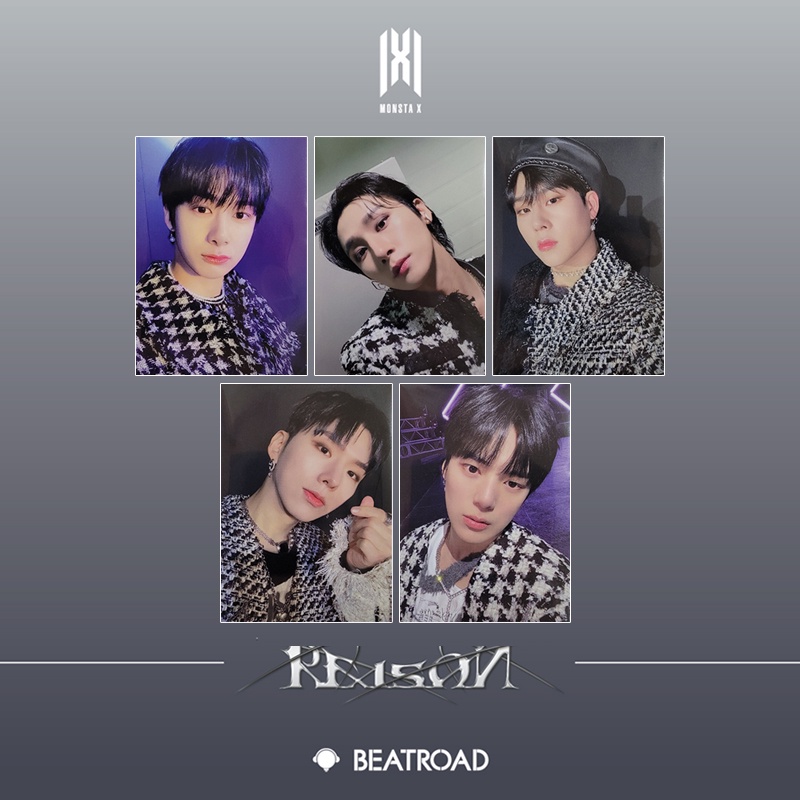 Full Set) Monsta X 12th Mini Album-Reason [BEATROAD PHOTOCARD