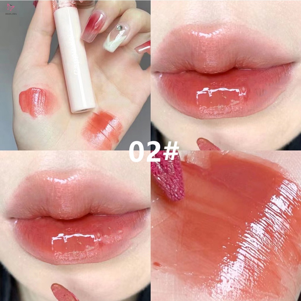 CAPPUVINI Bubble bear Lindo Espejo Agua Brillante Labio Glaseado Lápiz ...