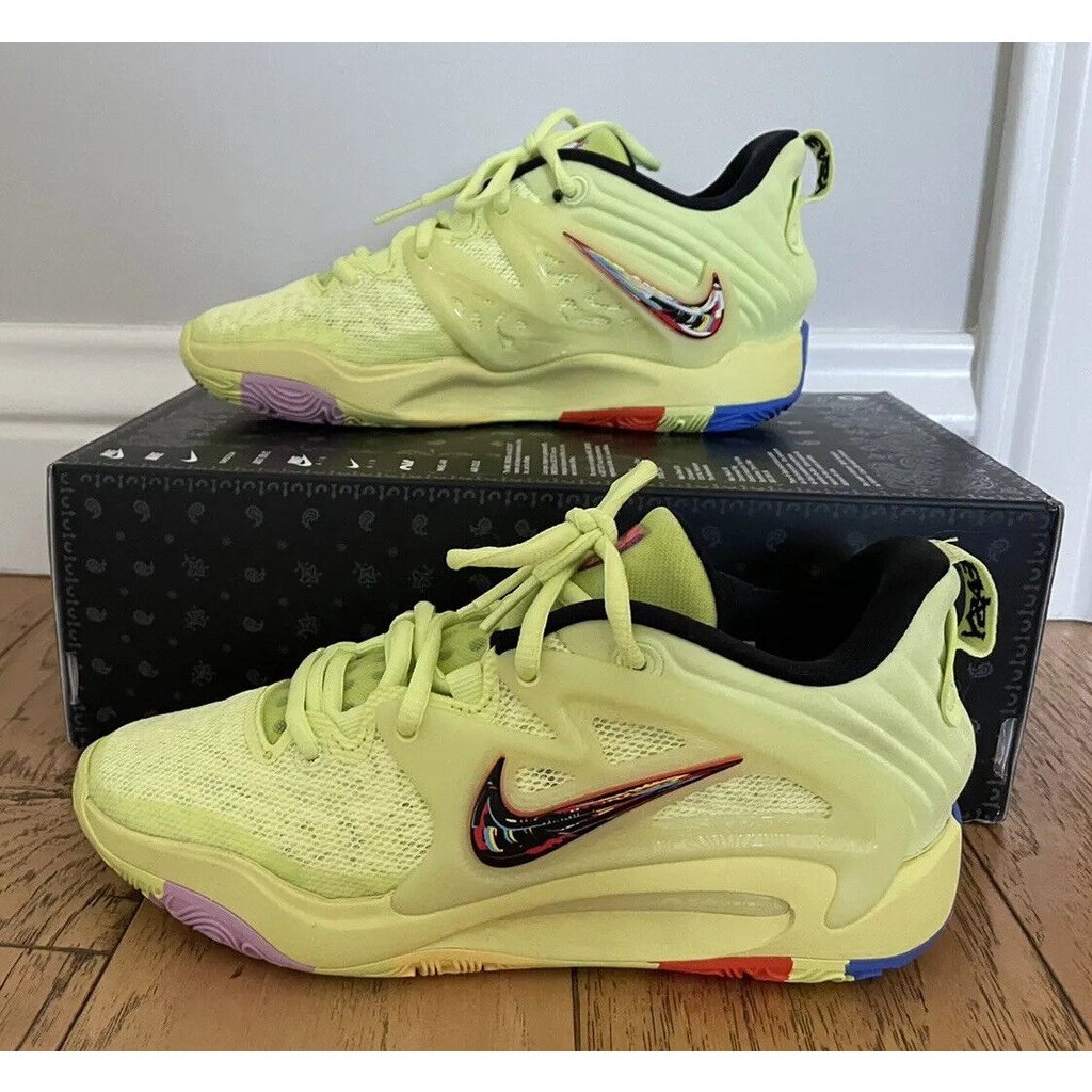 N i k e KD 15 Aimbot Light Lemon Twist DM1056 700 Kevin Durant 100 Autentico