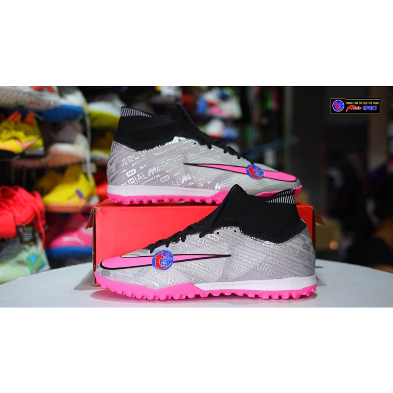 Nike mercurial gris y rosa best sale