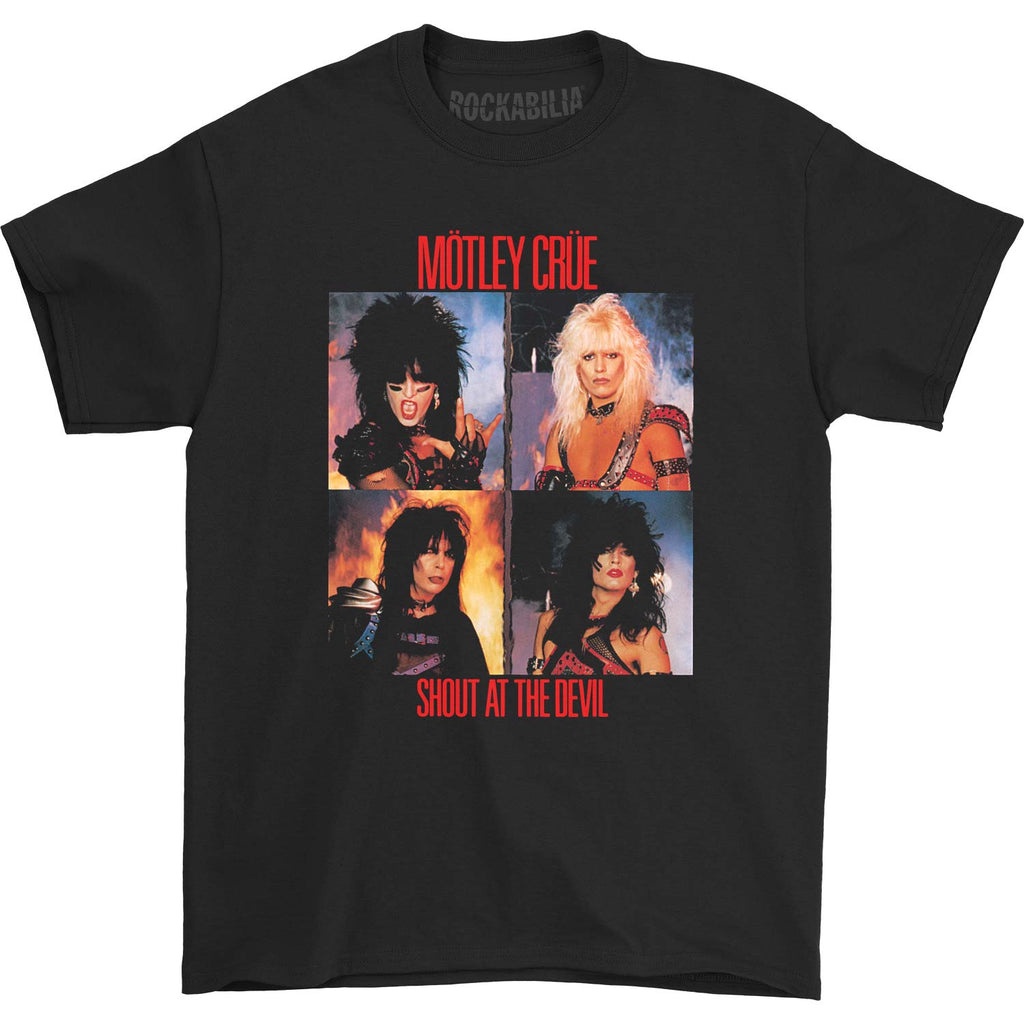 T-Shirt Women's Camiseta Motley Crue Chica - TELON DE ACERO T-shirts Vintage, image size:1024x1024