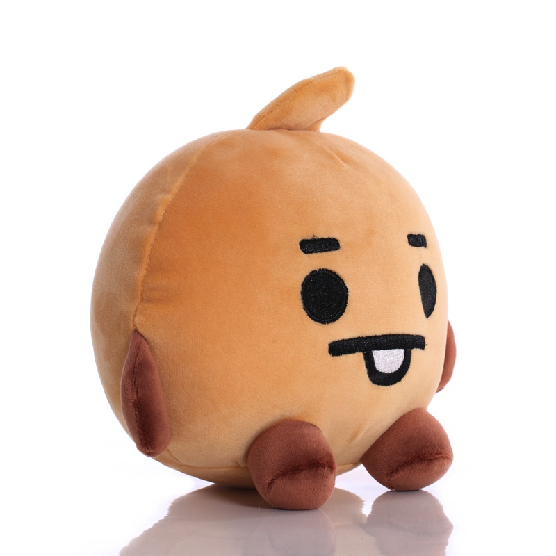 thumbnail image 1 of ZYY~kpop bts bt21 - muñeca de peluche sentada (12 cm, 12 cm, llavero, llavero, tata cooky chimmy koya), 1 of 5
