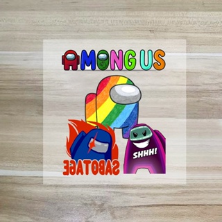 Amongs of Us Planchado Hot Transfer Parche Ropa Grande Pegatina Amongus DIY  Parches De Tela Camisa Estampado Diseño Pegatinas | Shopee México