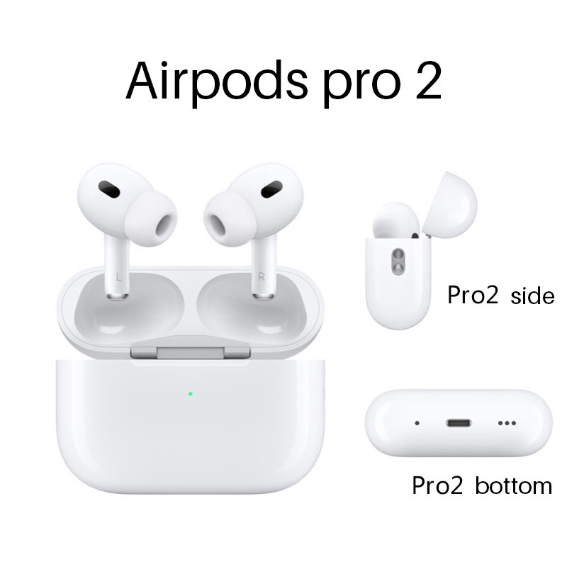 Última Premium Airpods Pro 2 Auriculares Inalámbricos Bluetooth Segunda  Generación TWS Renombrar GPS Super Bass Cancelación De Ruido