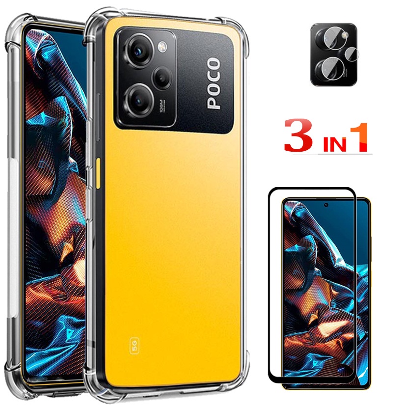 Funda De Cepillada Para Xiaomi Poco X5 Pro 5g, + Vidrio Mica