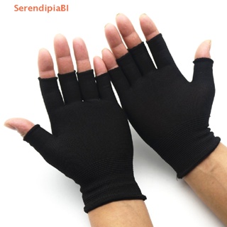 Guantes largos de punto sin dedos de las mujeres de invierno pantalla  táctil brazo codo mitones guantes
