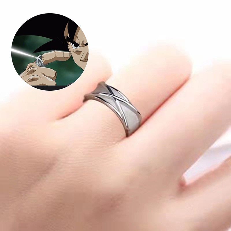 Anillo Ajustable Dragon Ball Z Dark Goku Time Anillos Cosplay