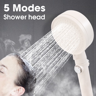 Cabezal de ducha de lluvia grande de acero inoxidable, cabezal de ducha de  lluvia superior grueso, accesorios de baño de alta presión, negro plateado