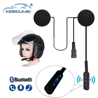 Auricular Moto Auriculares Auriculares Bluetooth para Motocicleta - Delaman  Helmet Altavoces Manos Libres Música Control de Auriculares, para Casco de