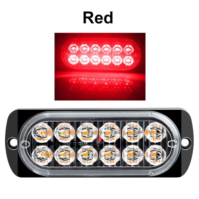 Luces Estroboscópicas LED De Advertencia - Pack De 4 Unidades, 12V/24V, 8 Modos De Parpadeo, IP65, Para Camiones Y Vehículos De Trabajo