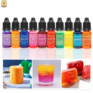 Tinte para velas – Tinte líquido a base de aceite de 18 colores para cera  de velas, color vívido de vela para hacer velas, color natural altamente