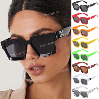 Casual Gafas De Sol Cuadrada Grande Para Hombre Y Mujer Moda Lujo Elegante  UV400