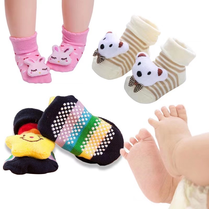 Calcetines de algodón para niños y niñas, calcetines de algodón de doble  aguja a media pantorrilla para bebé (verde, 1-3 años de edad)