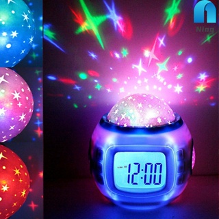 Mini reloj despertador de unicornio para dormitorio, pequeño despertador,  silencioso, perezoso, electrónico, luz nocturna, relojes de escritorio,  regalos para niños