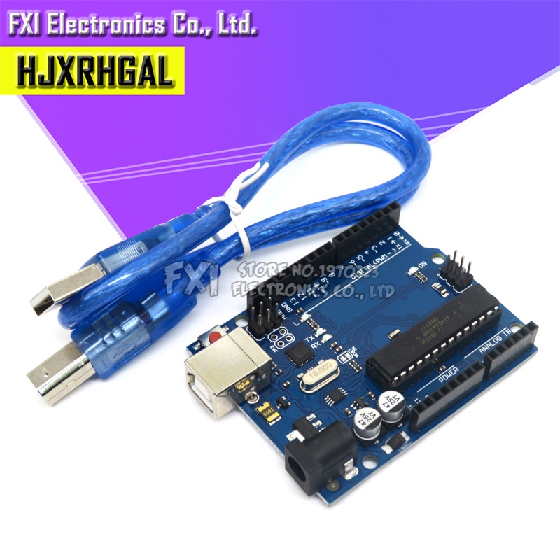 1 Juego Para Uno R3 Atmega16u2 Mega328p Chip Para Arduino Placa De Desarrollo Cable Usb 8673