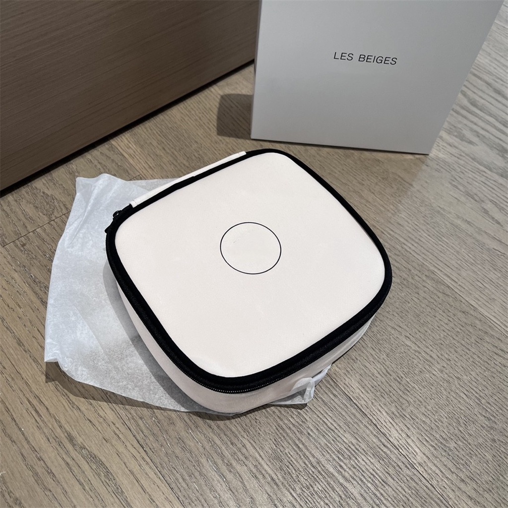VIP LES Color Beige Lienzo Cuadrado Bolsa De Cosméticos De Gran ...