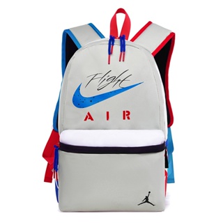 NIKE100 % Original AIR JORDAN Unisex AJ Mochila De Impresión Con