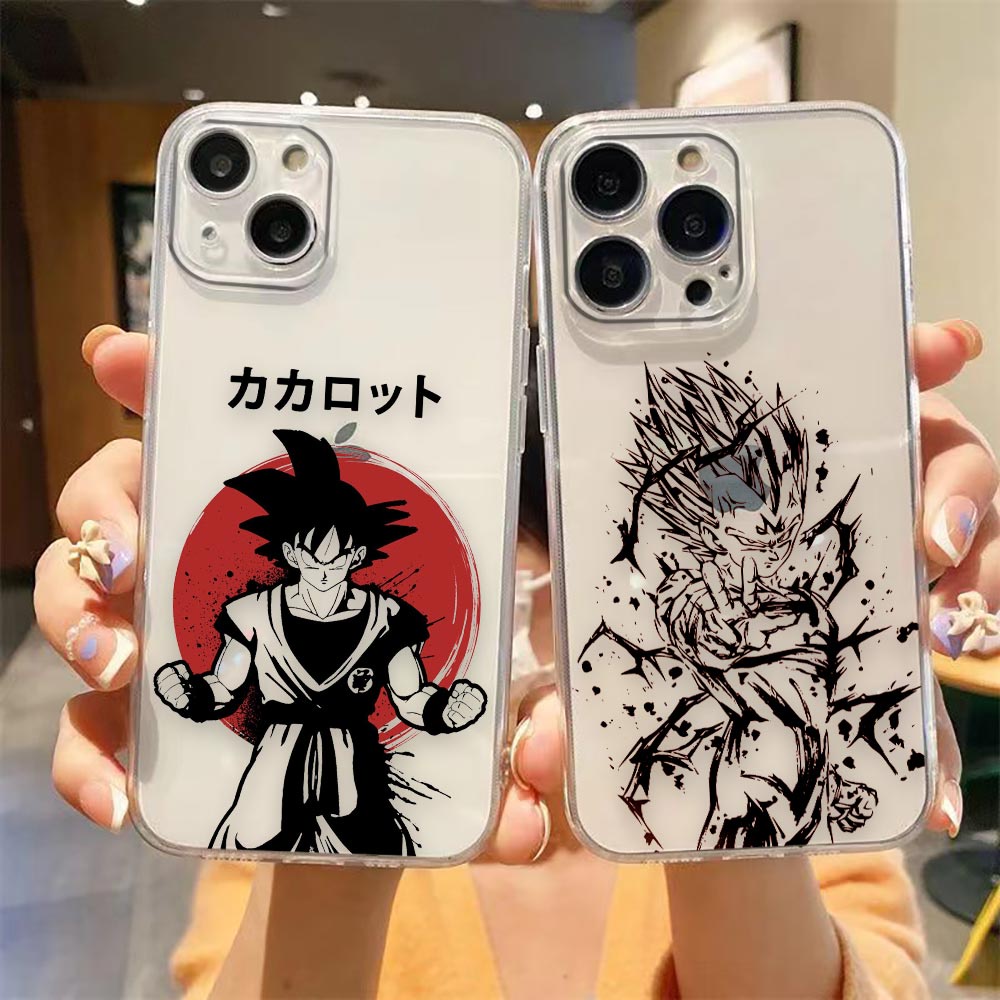 Carcasa Silicona Dragon Ball iPhone 11 Goku Saiyan