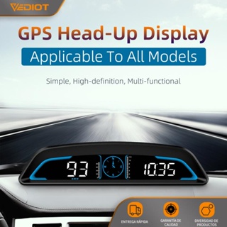 Pantalla universal para coche, X5 HUD de 3.5 pulgadas, pantalla universal  HUD Head Up Display ODB2 con alarma de advertencia Head Up Display X5 Hud