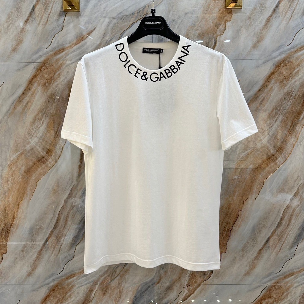 Men s Y Mujeres s Parejas Del Mismo Sexo top DG Moda Nuevo casual Cuello Redondo Personalizado Logotipo Impreso Grande Manga Corta T shirt 2023