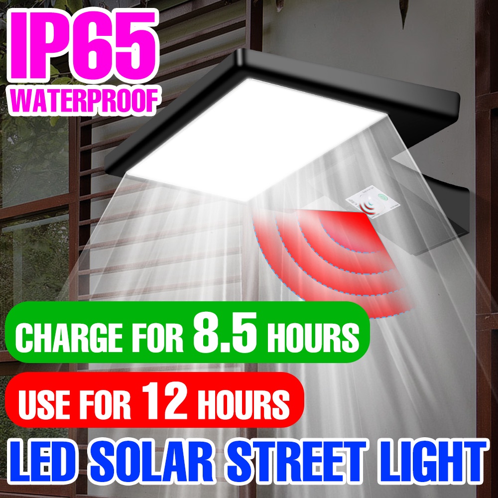 Lámpara De Emergencia Luz LED 50W. IP65 Recargable Solar - U