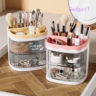 Organizador de baño aseo para maquillaje pintalabios con espejo. Caja –