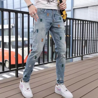 Pantalones De Hombre Primavera Otoño 2023 Denim Hombres Coreano