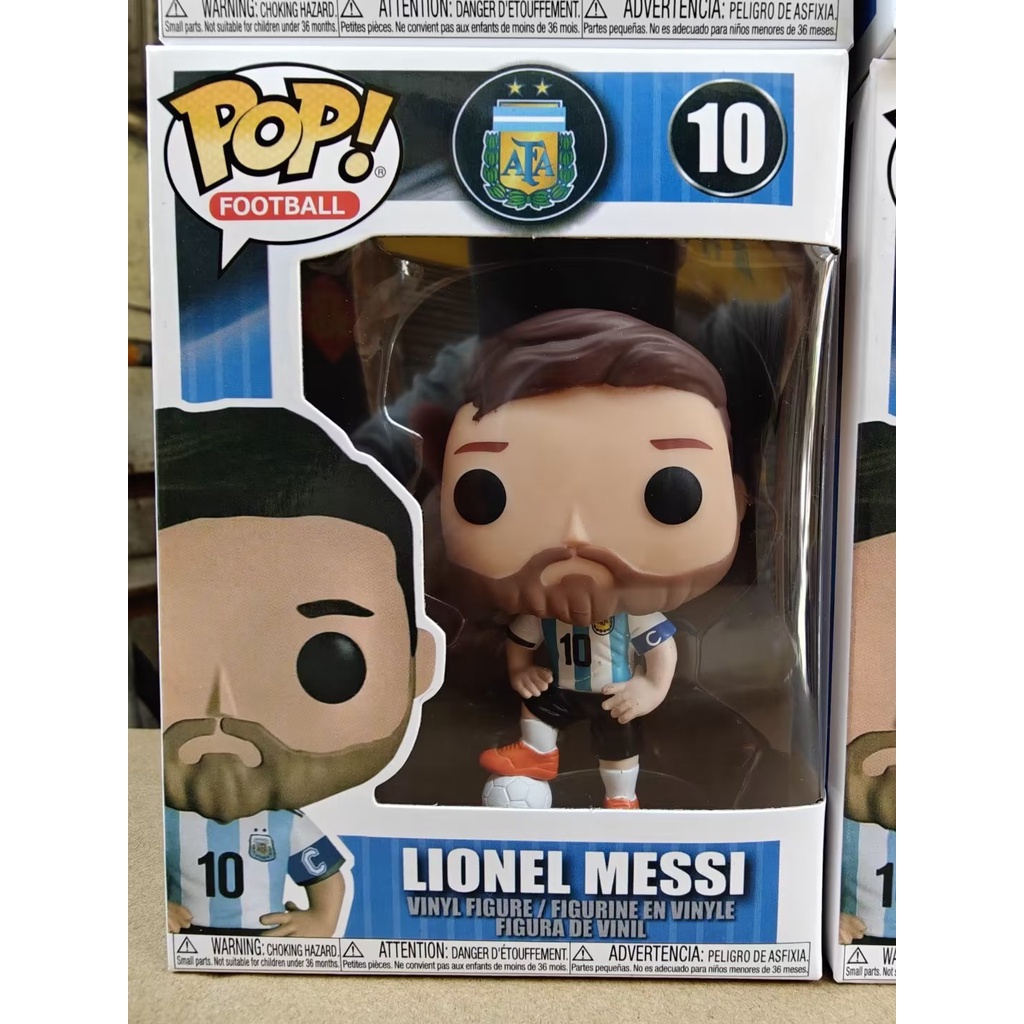 FUNKO POP Figura De Acción De Lionel Messi , Estrella Del Fútbol De # 10  Original