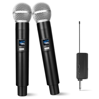 Micrófono inalámbrico Luces de baile LED Portátil Bluetooth Máquina de  karaoke portátil Reproductor de Ktv en casa con función de grabación Negro