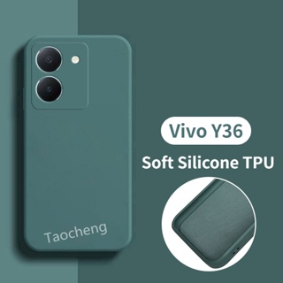 Funda trasera de silicona para Vivo Y36, 4G, 5G, pareja, dibujos