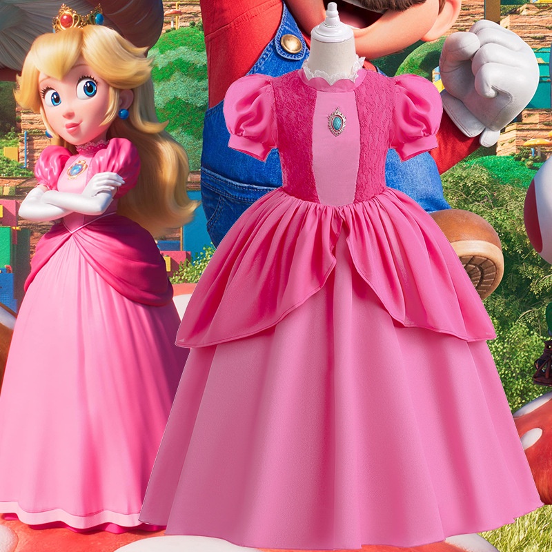 Vestido princesa mario bros new arrivals