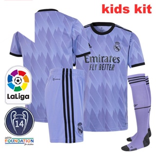 Sudadera De Entrenamiento Real Madrid 2022/2023 Niño Kit Negro/Púrpura