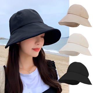  Sombrero plegable para mujer con visera con lazo grande para  viajes, ala plegable, sombreros UV de verano, Blanco, M : Ropa, Zapatos y  Joyería