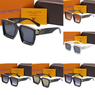 Louis Vuitton 8286 Moda De Lujo Tendencia Hombres Mujeres Marco Grande Gafas  De Sol Protección UV400