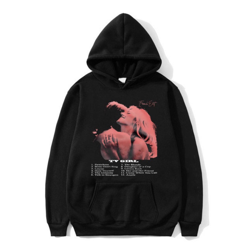 Art Aesthetic TV Girl Sudadera Con Capucha Gráfica Salida Francesa  Sudaderas Para Hombres Y Mujeres Moda Hip Hop Sueltas