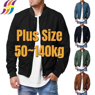 Chaqueta militar Hombres Slim Bomber Jacket Aurumn Invierno Hombres Ropa  exterior Casual Manga Larga Jackes And Coats Ropa de Hombre Plus Size