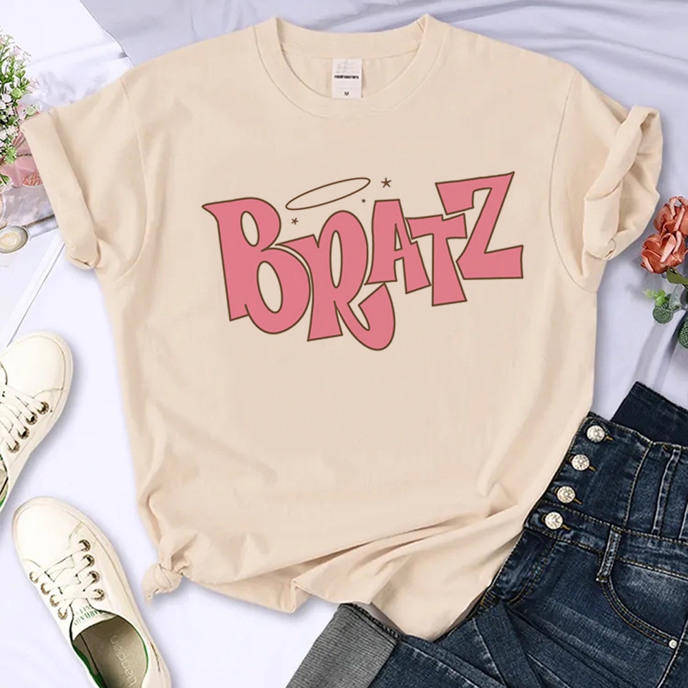 Bratz Camiseta Mujeres Divertido Diseñador Chica Japonés y2k Ropa
