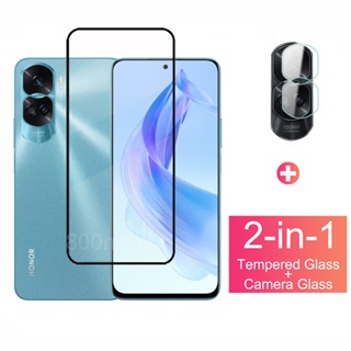 2 En 1 Honor 90 Mica Protector de Pantalla Vidrio Cristal Templado Para 90  70 Pro 50 Lite X9a X8a X7a X9 X8 X7 X6 5G 4G