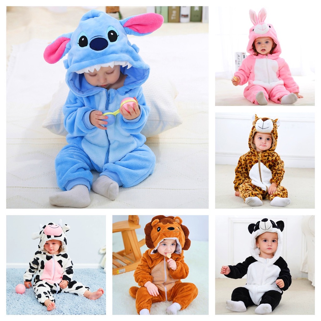 Pijama Mameluco Disfraz Niño Niña Kigurumi Stitch Unicornio –