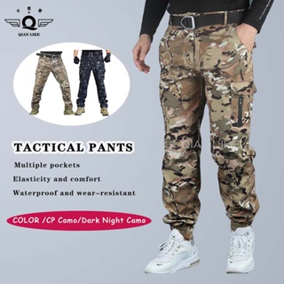 Pantalones Tacticos Militares With Zipper Army Azul