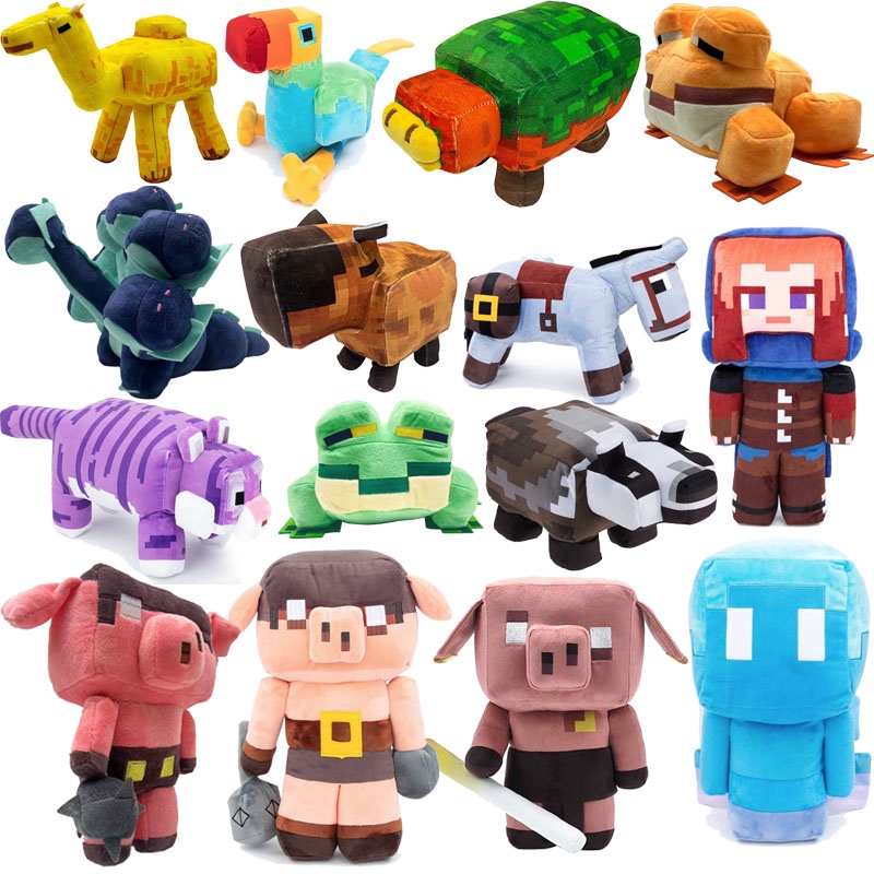 Muñecos De Minecraft Originales Peluches Minecraft Pack De