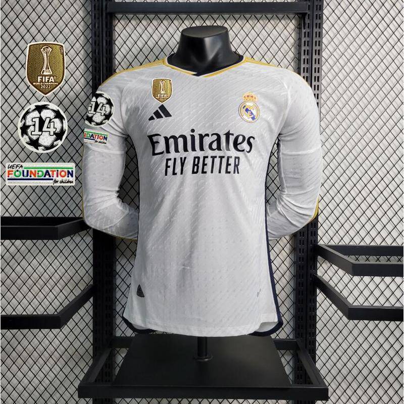 Playera real madrid 2020 best sale manga larga