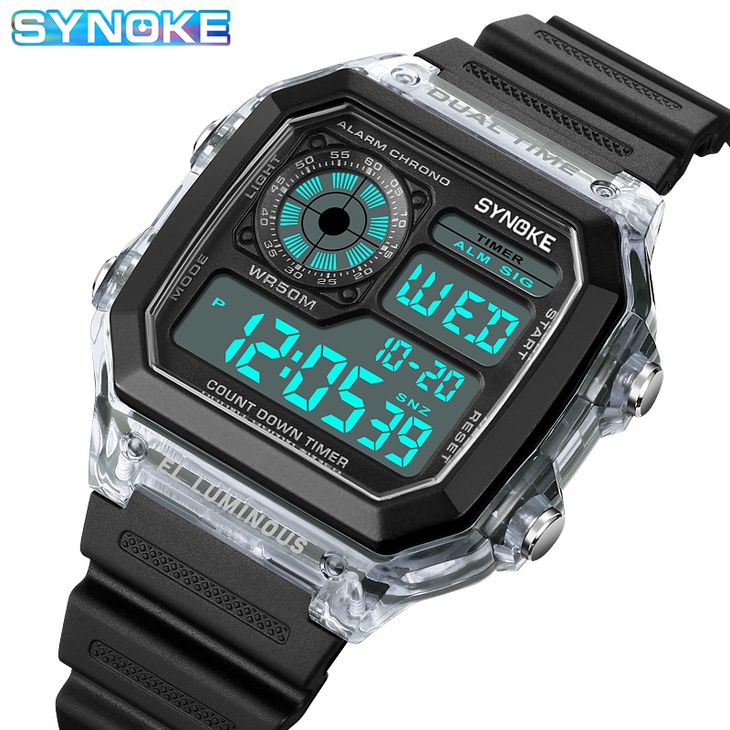 Paquete de 12 relojes digitales deportivos para hombre S-531